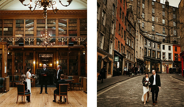 Real wedding royal college oh physicians of edinburgh elopement 