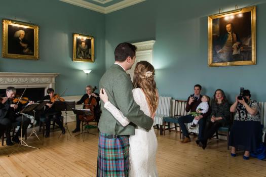 Wedding Cullen Suite classic musicians Royal College of Physicians of Edinburgh 